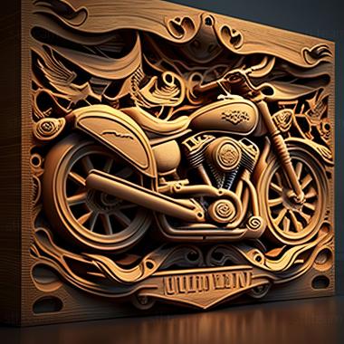 3D модель Harley Davidson SuperLow (STL)